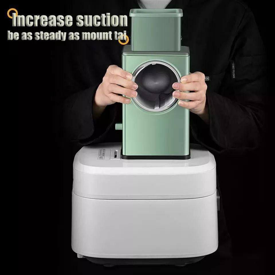 Trancheuse manuelle, Coupe-légumes et hachoir trancheuse avec 3 lames en acier inoxydable