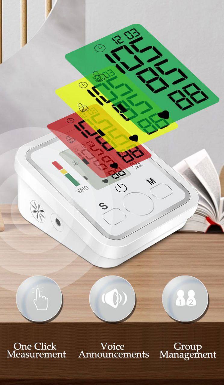 Moniteur de pression artérielle  Modèle  Numérique  Écran LCD et Fonction mémoire