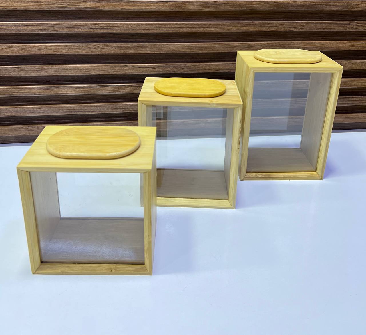 🌿 Boîte de rangement en bambou 🌿
Design naturel et moderne pour une déco élégante 🌸