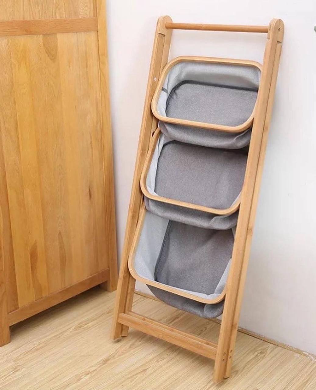 🪵 Organisateur 3 niveaux en bois