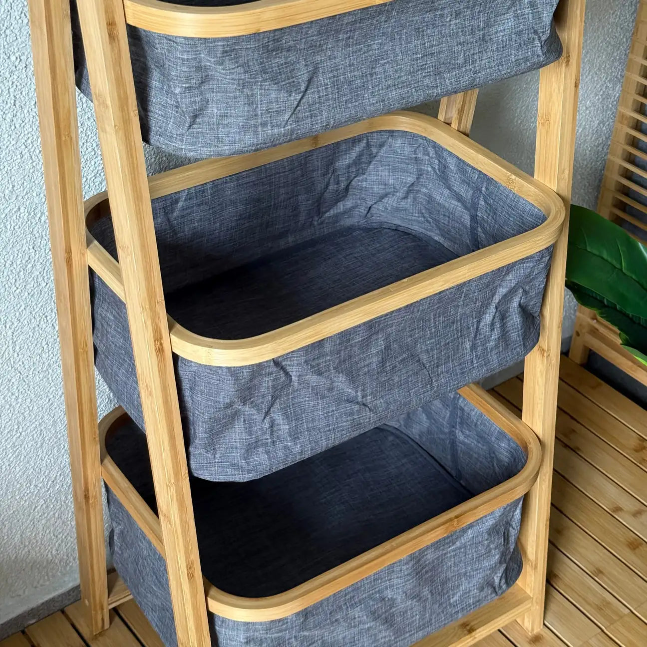 🪵 Organisateur 3 niveaux en bois