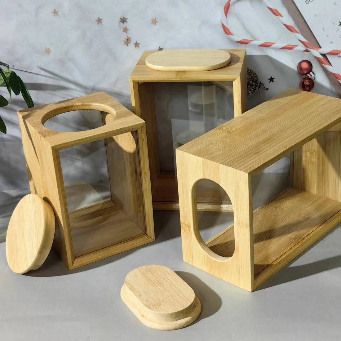 🌿 Boîte de rangement en bambou 🌿
Design naturel et moderne pour une déco élégante 🌸