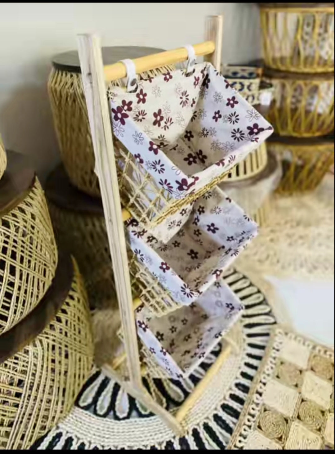 Organisateur élégant à trois paniers