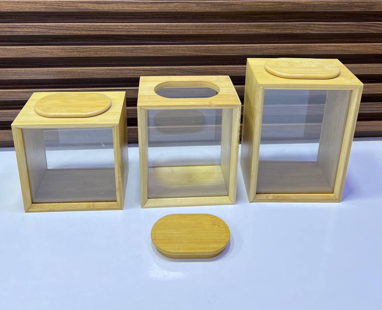 🌿 Boîte de rangement en bambou 🌿
Design naturel et moderne pour une déco élégante 🌸